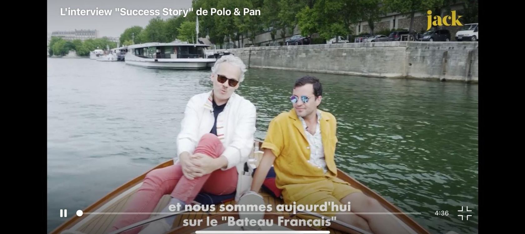 Interview à bord du bateau Corto POLOPAN pour Canal+